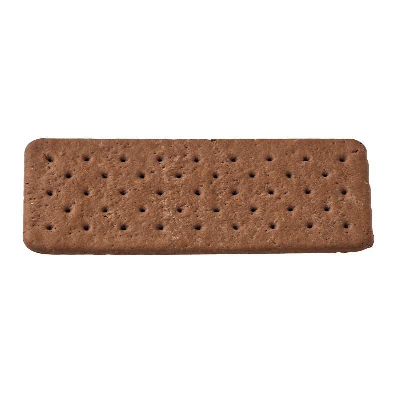 Rektangulära kakao hårda kex